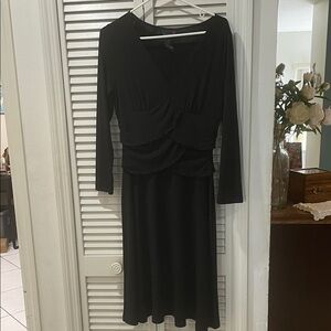 Scarlett Classic Black Long Sleeve Dress